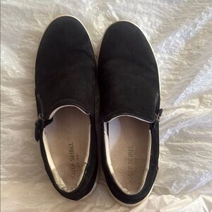 Josef Seibel Black Loafers Slip-On Comfort